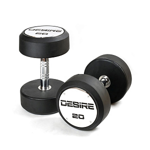 Купить Комплект круглых гантелей (8 пар) Desire Rubber Dumbbells в Москве