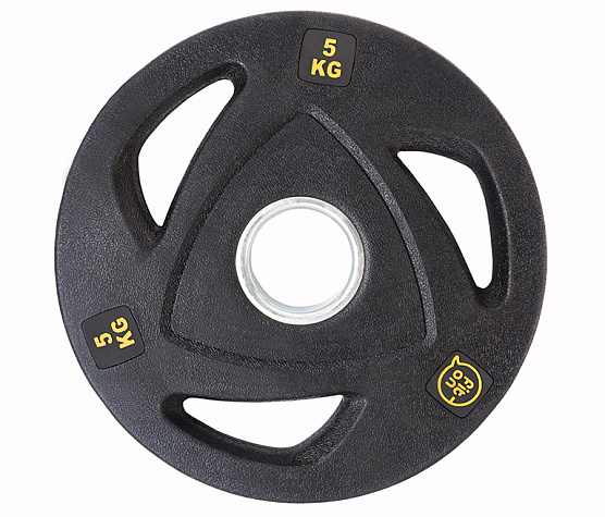 Диск обрезиненный Fiton черный 5 кг