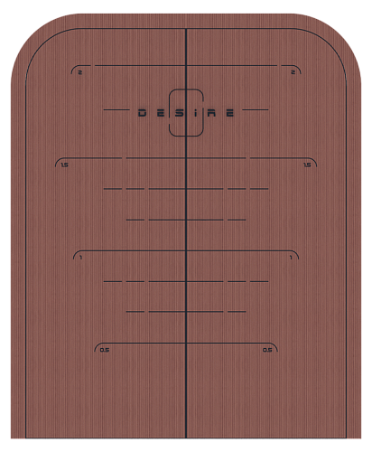 Купить Коврик с разметкой для занятий фитнесом Desire Regatta Mat в Москве