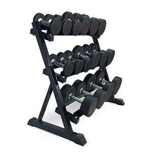 Купить Unix Fit Стойка для гексагональных гантелей DumRack Hexagon PRO (300 кг) в Москве