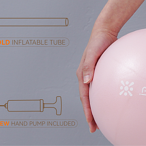 Купить Мяч для пилатеса Bloom LB7002/20/PK 20 см розовый в Москве