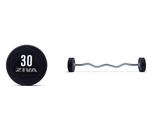 Купить EZ штанга уретановая Ziva ZVO-BCPU-1603 12,5 кг в Москве