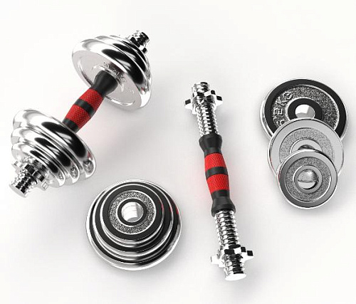 Набор гантелей в кейсе Unix Fit 20 кг