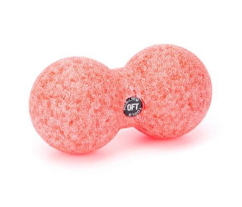 Купить Шар массажный сдвоенный Original FitTools 12 х 6 см розовый в Москве