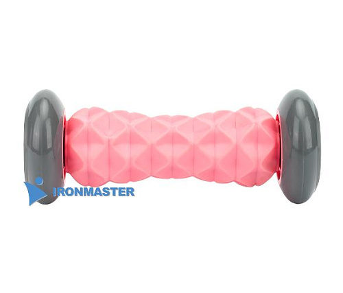 Роликовый массажер Original FitTools розовый