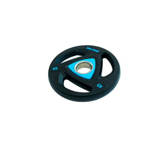 Диск олимпийский полиуретановый Original FitTools OKPRO 5 кг фото1