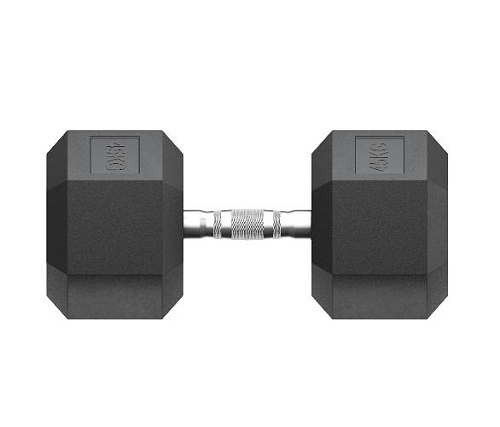 Гантель гексагональная обрезиненная Unix Fit 45 кг / шт.