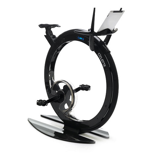 Велотренажер вертикальный Ciclotte Steel Pearl зеленый