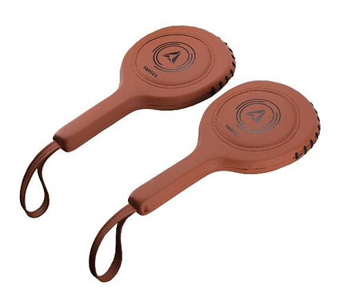 Тренерские ракетки для бокса Targex терракотовые