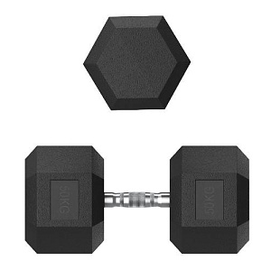 Купить Unix Fit Гантель гексагональная обрезиненная 50 кг / шт. в Москве