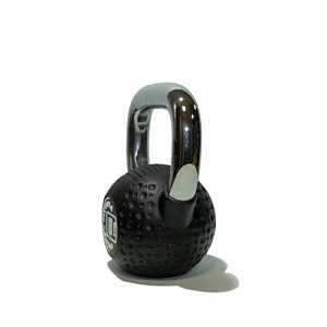 Купить Гиря Original FitTools Гиря 8 кг с хромированной ручкой полиуретановая (CPU) в Москве
