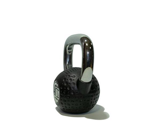 Гиря полиуретановая с хромированной ручкой Original FitTools CPU 8 кг