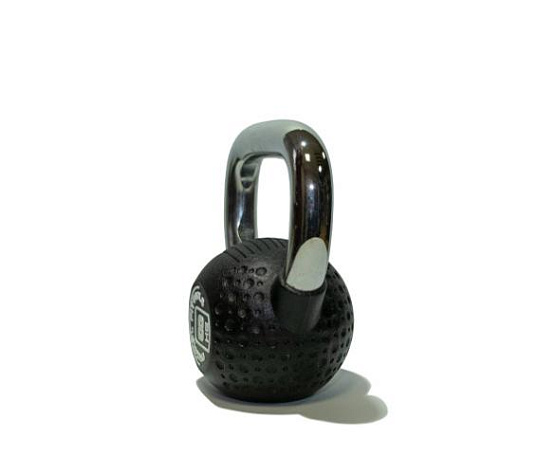 Гиря полиуретановая с хромированной ручкой Original FitTools CPU 8 кг фото2