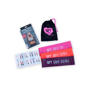 Купить Original FitTools Набор из 3 широких мини-эспандеров в Москве