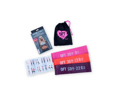 Набор из 3 широких мини-эспандеров Original FitTools