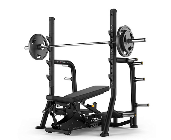 Скамья олимпийская трёхпозиционная Matrix Fitness Magnum MG-C895