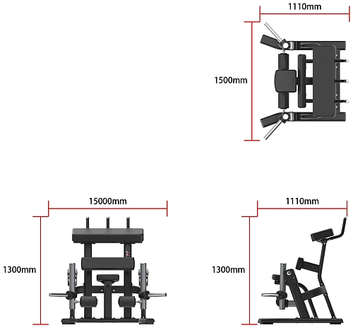 Сгибание ног (стоя) Smith Fitness Excellence SH014