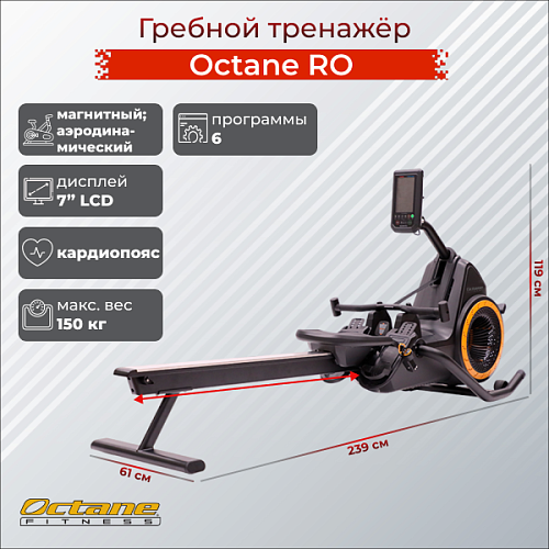 Гребной тренажер Octane RO Купить Гребной тренажер Octane RO в Москве