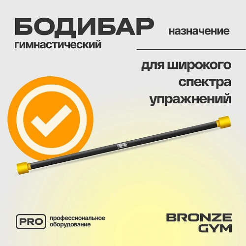 Гимнастическая палка бодибар Bronze Gym, 2 кг