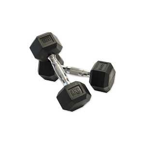 Купить Rebel Fitness Набор гексагональных гантелей 10 пар от 1 до 10 кг  в Москве