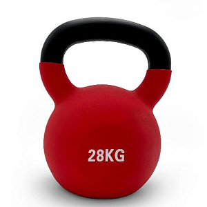 Купить Гиря Unix Fit Гиря виниловая 28 кг Red в Москве