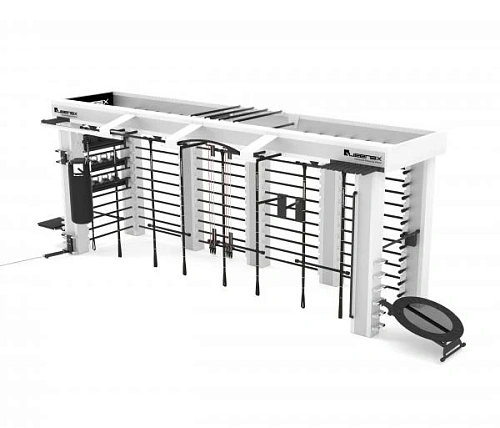 Настенный комплекс на 15 станций Queenax By Precor WALL SOLUTION 3D 7 m