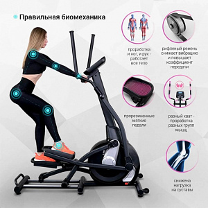 Купить Эллиптический тренажер Everyfit 41801EHP в Москве