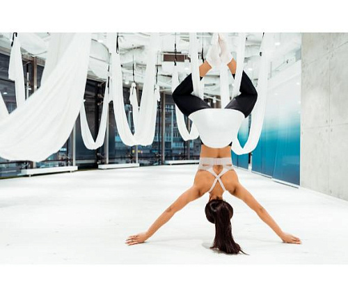 Йога гамак Targex, белый