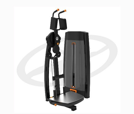 Грузоблочный тренажер на верхнюю часть тела Oxide Fitness F021 торс-машина (наклоны в стороны)