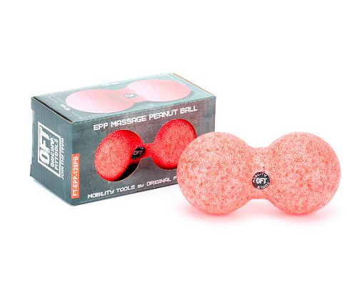 Шар массажный сдвоенный Original FitTools 12 х 6 см розовый