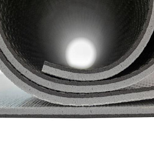 Купить Rebel Fitness Мат для йоги и аэробики двухслойный 6 мм HARDMAT в Москве