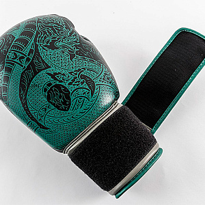 Купить UFC Перчатки для бокса PRO Thai Naga 16 Oz - зеленые в Москве
