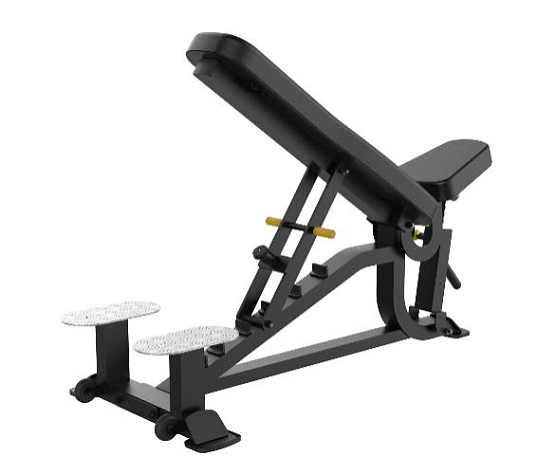 Усиленная многопозиционная скамья с платформой для страхующего Aerofit Impulse SL7012 фото2