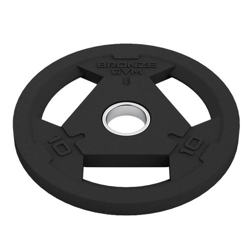 Диск олимпийский обрезиненный BRONZE GYM 10 кг