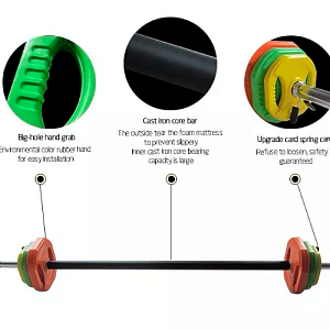 Купить Original FitTools Памп-штанга 20 кг OKPRO в Москве