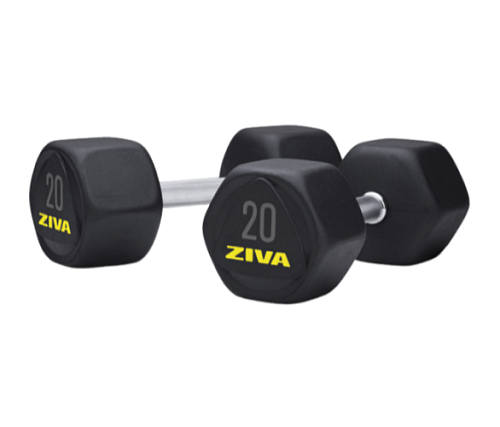 Купить Гантель обрезиненная Ziva 4 кг (пара) в Москве