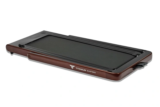Беговая дорожка Titanium Slimtech C10 (коричневая) фото3