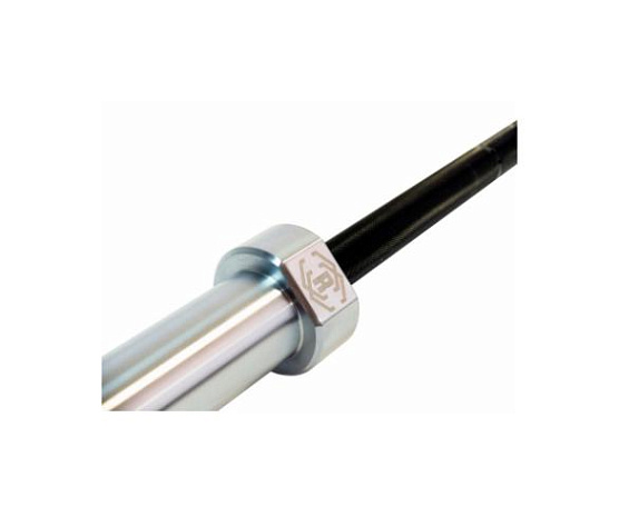 Гриф для кросс-тренинга Rebel Fitness двухцветный без центральной насечки до 679 кг фото3