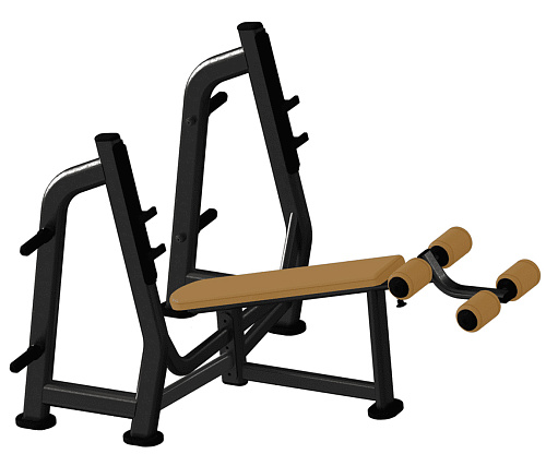 Купить Скамья для жима лежа с отрицательным углом Fiton J-024 в Москве