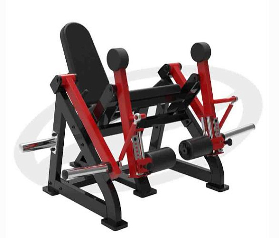 Нагружаемый дисками тренажер Oxide Fitness H023 разгибание ног сидя