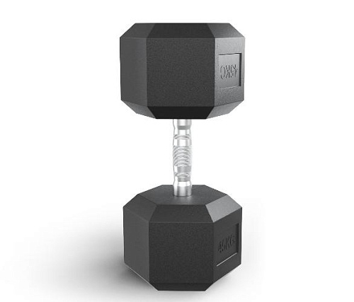 Гантель гексагональная обрезиненная Unix Fit 42,5 кг / шт.