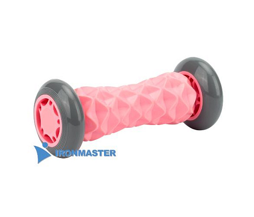 Купить Роликовый массажер Original FitTools розовый в Москве
