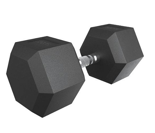 Гантель гексагональная обрезиненная Unix Fit 35 кг / шт.