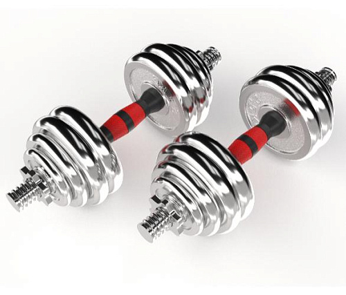 Набор гантелей в кейсе Unix Fit 30 кг