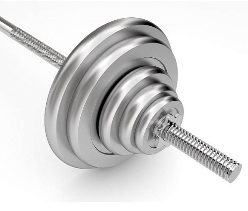 Гриф прямой хромированный Unix Fit 1,5 м / 25 мм