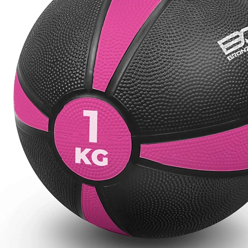 Медбол резиновый Bronze Gym 1 кг