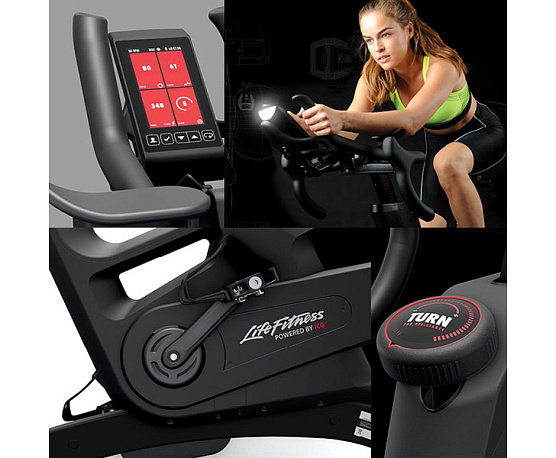 Велотренажер Life Fitness ICG IC8 горизонтальный с велокомпьютером фото4