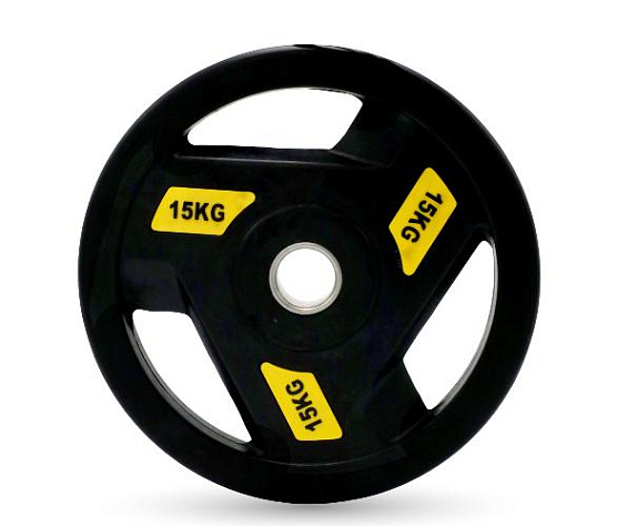 Unix Fit Диск обрезиненный c хватом PRO 15 кг, 51 мм