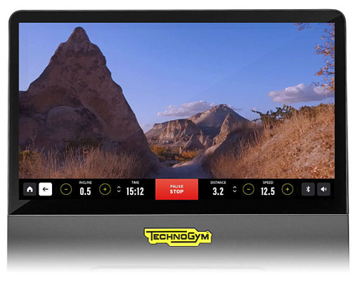 Эллиптический тренажер Technogym SYNCHRO AR LIVE 16 P 7000 METEOR BLACK ADJUSTABLE RAMP