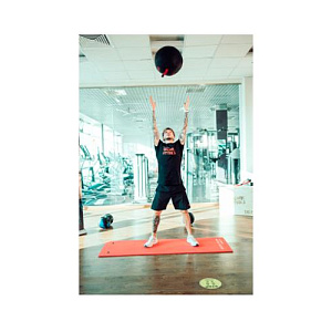 Купить Original FitTools Тренировочный мяч Wall Ball Deluxe 10 кг в Москве